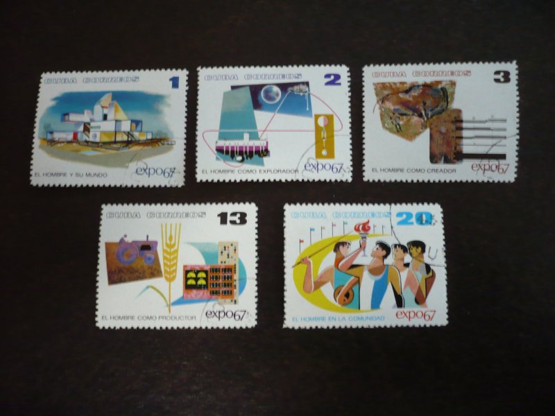 Stamps - Cuba - Scott# 1220-1224 - Used Set of 5 Stamps