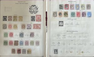 Transvaal Over 100 Year old Mint & Used Collection on Album Pages