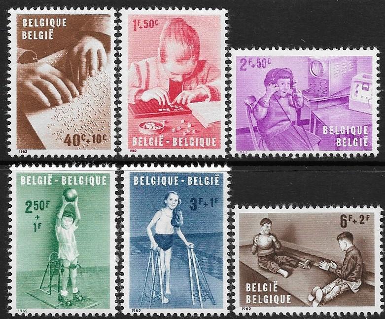 Belgium # B718-B723 - Handicapped Children - set - MNH.....{ZW13}