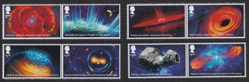 GB 4323-4330 Visions of the Universe set (8 stamps) MNH 2020