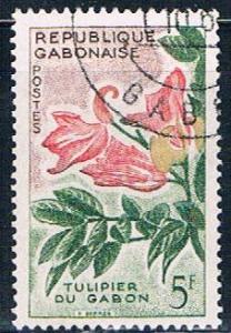 Gabon 158 Used Tulip tree ur 1961 (G0300)+