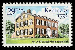 # 2636 MINT NEVER HINGED KENTUCKY STATEHOOD BICEN.     XF+