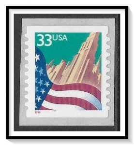 US #3282 Flag & City S/A Coil MNH