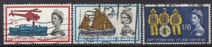 Great Britain  Scott  395-397  Used  Complete