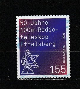 Germany  Scott#  3212  Used  (2021 Effelsberg Radio Telescope)