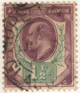 Great Britain #129 used - 1-1/2p king