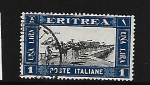 ERITREA 125 USED 1930 ISSUE SCENE IN MASSAUA