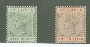 St. Lucia #27/37 Unused Single