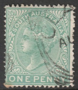 Australia (South Australia) Scott 97  - SG173, 1893 Victoria 1d Perf 15 used