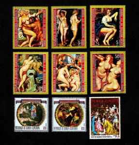 Equatorial Guinea  Paintings Cinderellas 1973