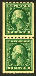U.S. #410 MINT PAIR OG LH