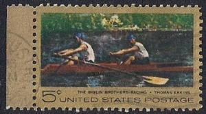 1335 5 cent Thomas Eakins XF used