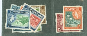 Pitcairn Islands #20-30  Single (Complete Set)