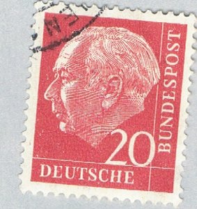 Germany 710 Used President Heuss 1954 (BP58521)