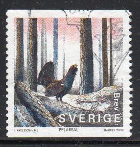 Sweden 2377 -Used - Capercaillie (Bird) in Forest (cv $0.55)