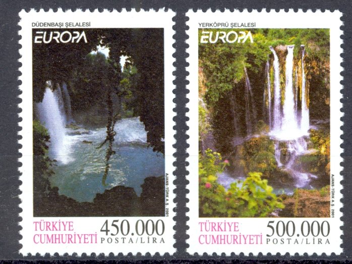 Turkey Sc# 2794-2795 MNH 2001 Europa