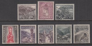 Andorra Spanish 50-57 MNH VF