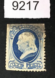 US STAMPS # 182 USED LOT #9217