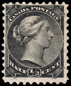 Canada - Scott 34 - Mint-Hinged - Poor Centering