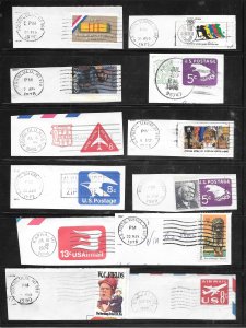 Just Fun Page #117 HAWAII U.S Mixture POSTMARKS & CANCELS Collection / Lot