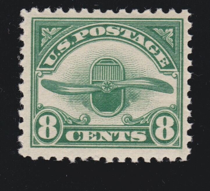 US C4 8c Airmail Mint VF OG NH SCV $35