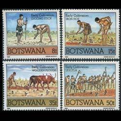 BOTSWANA 1988 - Scott# 428-31 Early Cultivation Set of 4 NH