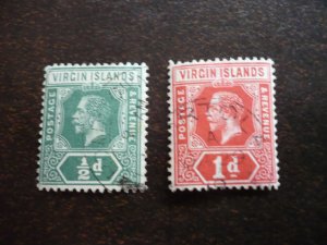 Stamps - British Virgin Islands - Scott# 38-39 - Used Part Set of 2 Stamps