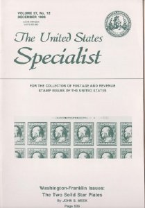 11 Different Volumes of The United States Specialist from 1986