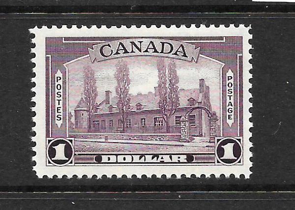 CANADA 1937-38    $1   VIOLET   MNH    Sc 245