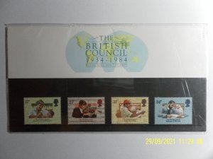 1984 Sg 1263/1266 50th Anniversary of the British Council,  pres pack, MINT