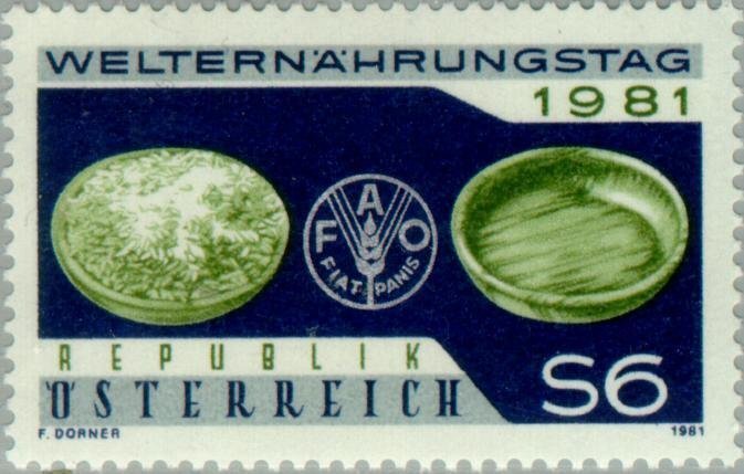 Austria 1981 MNH Stamps Scott 1193 FAO World Food Day