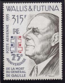 Wallis & Futuna #C187 1995 Charles de Gaulle MNH