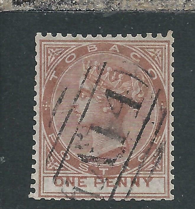 TOBAGO 1880 1d VENETIAN RED FU SG 9 CAT £70