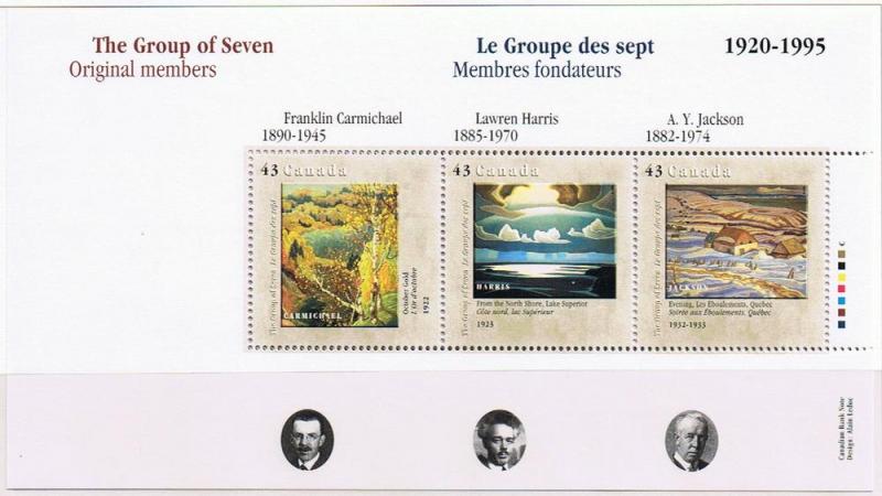 Canada Mint VF-NH #1559-60-61 Group of Seven sheet set