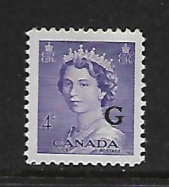 CANADA O36 MINT HINGED, G OFFICIAL