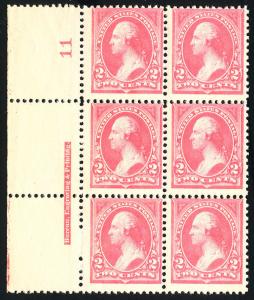 248 F/VF OG NH, an exquisite plate block,  Full fres..MORE.. w9250