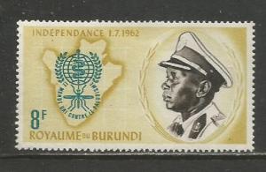 Burundi    #40  MH  (1962)  c.v. $0.50