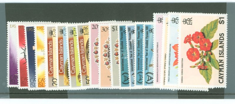 Cayman Islands #463-481 Mint (NH) Single