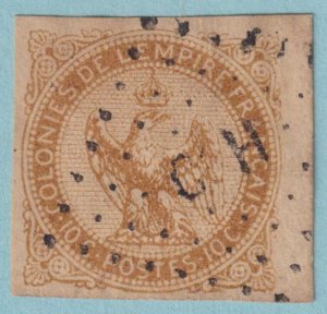 FRENCH COLONIES 3  USED - COCHIN CHINA CANCEL - SMALL THIN - JEH