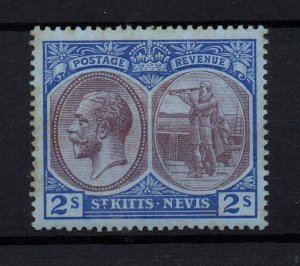 St Kitts 1920 2/- SG32 MNH mint unmounted WS36089