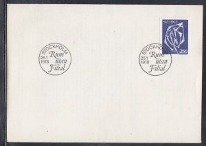 Sweden Scott 1233 FDC - Space Without Affiliation
