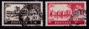 Great Britain 1955 2/6 Carrickfergus & 5/ Edinburgh Castles VF/Used(o)