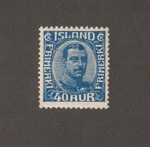 EDSROOM-13897 Iceland 124 MNH 1921 Key Value CV$400