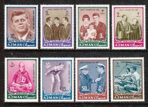 Ajman Kennedy 19-26 MNH VF