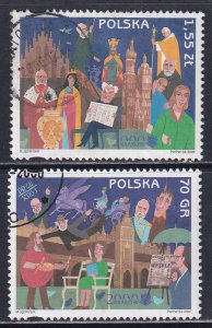 Poland 2000 Sc 3515-6 Cracow European City of Culture Stamp CTO
