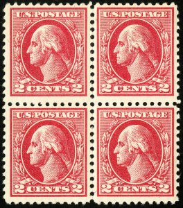 US Stamps # 526 MNH VF Block Of 4 Scott Value $230.00