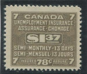 CANADA REVENUE FU13 MINT NH