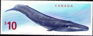 Canada # 2405 $10.00 BLUE WHALE  2010 Original Gum Never Hinged  Nice