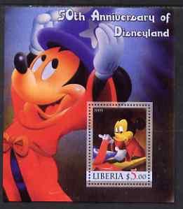 Liberia 2005 50th Anniversary of Disneyland #12 (Mickey M...