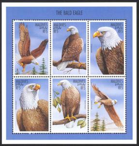 Maldive Islands Sc# 2208 MNH 1997 5r Eagles